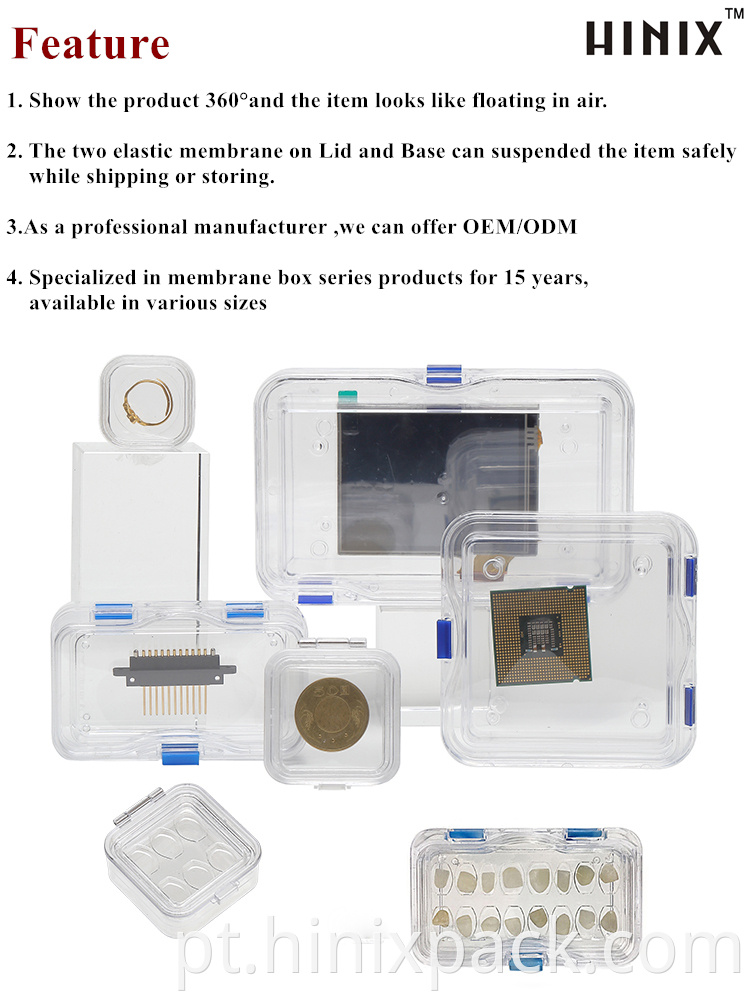 Precision Nozzle Transparent Membrane Box Packaging